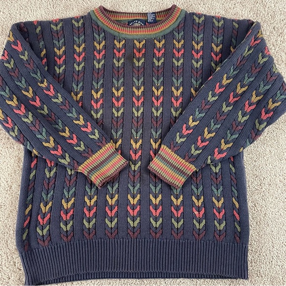Gant Other - Vintage Gant Salty Dog Sweater Men’s XL Cotton Chunky Knit 90s Y2K Chevron T278